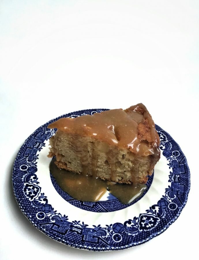 Spiced Toffee Apple Cake
